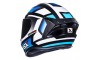 CAPACETE ASX DRAKEN SPIRIT PRETO BRILHO/AZUL/BRANCO